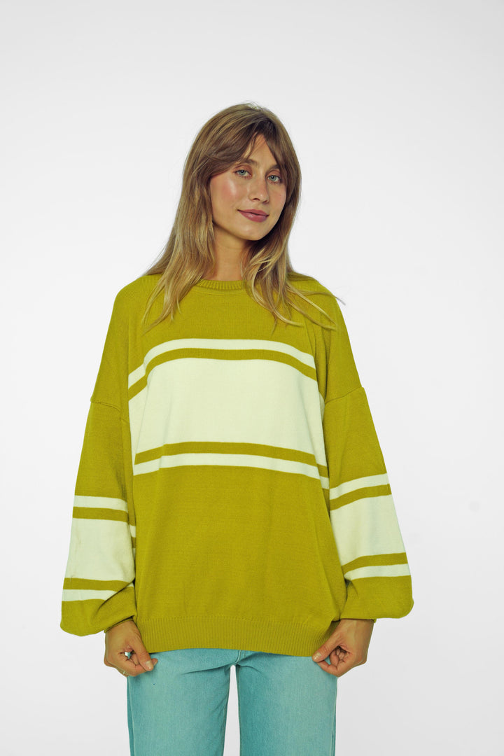 Oversized Striped Sweater