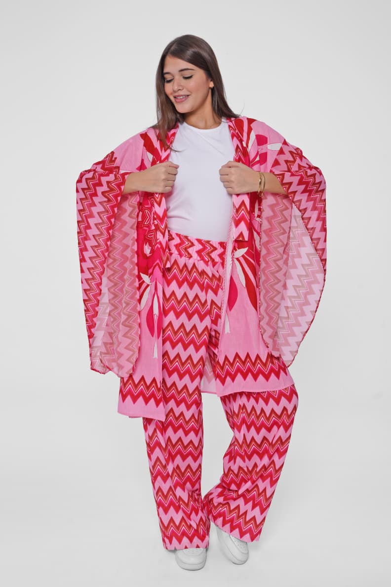Chic and bold printed set