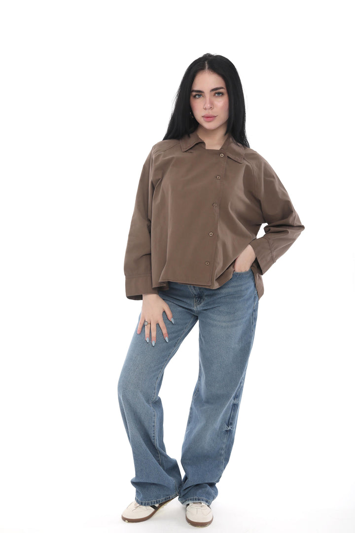 Classic Brown Button Shirt