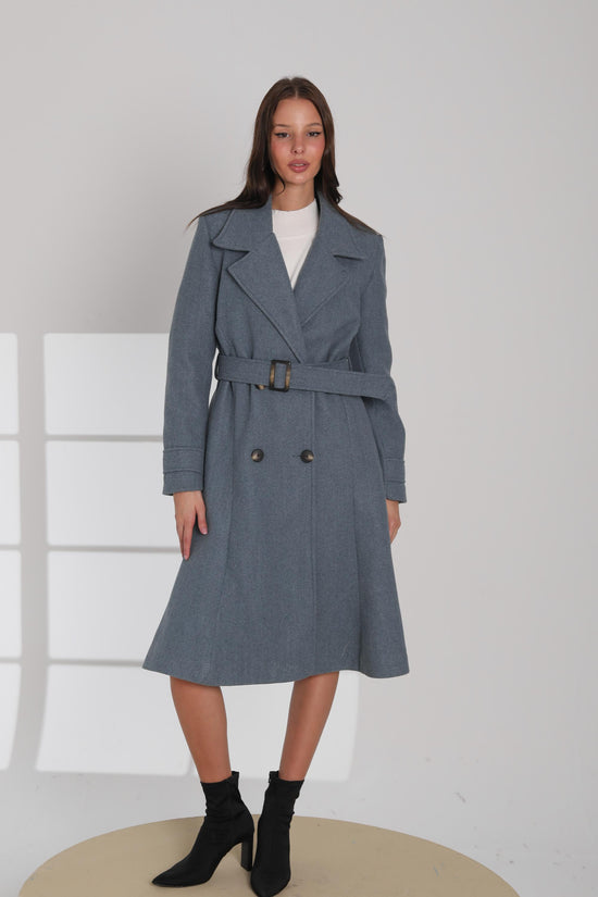 Classic Belted Wool Coat