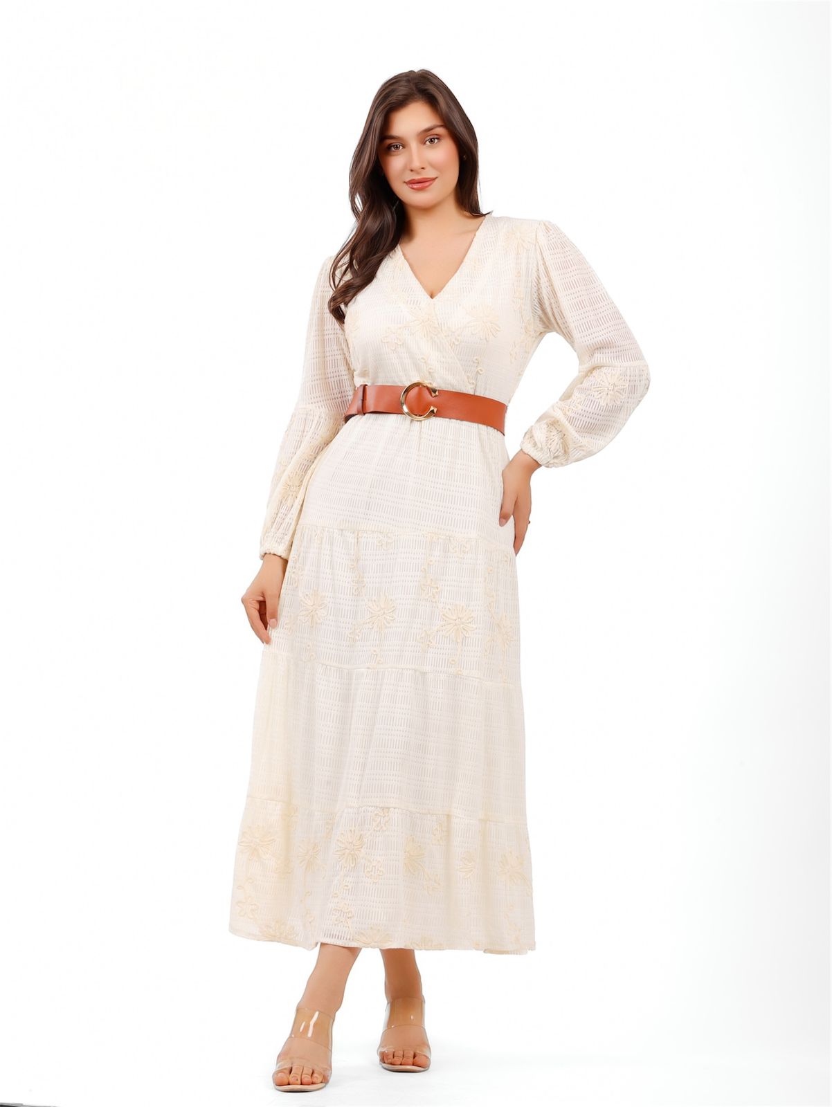 Elegant Lace Maxi Dress