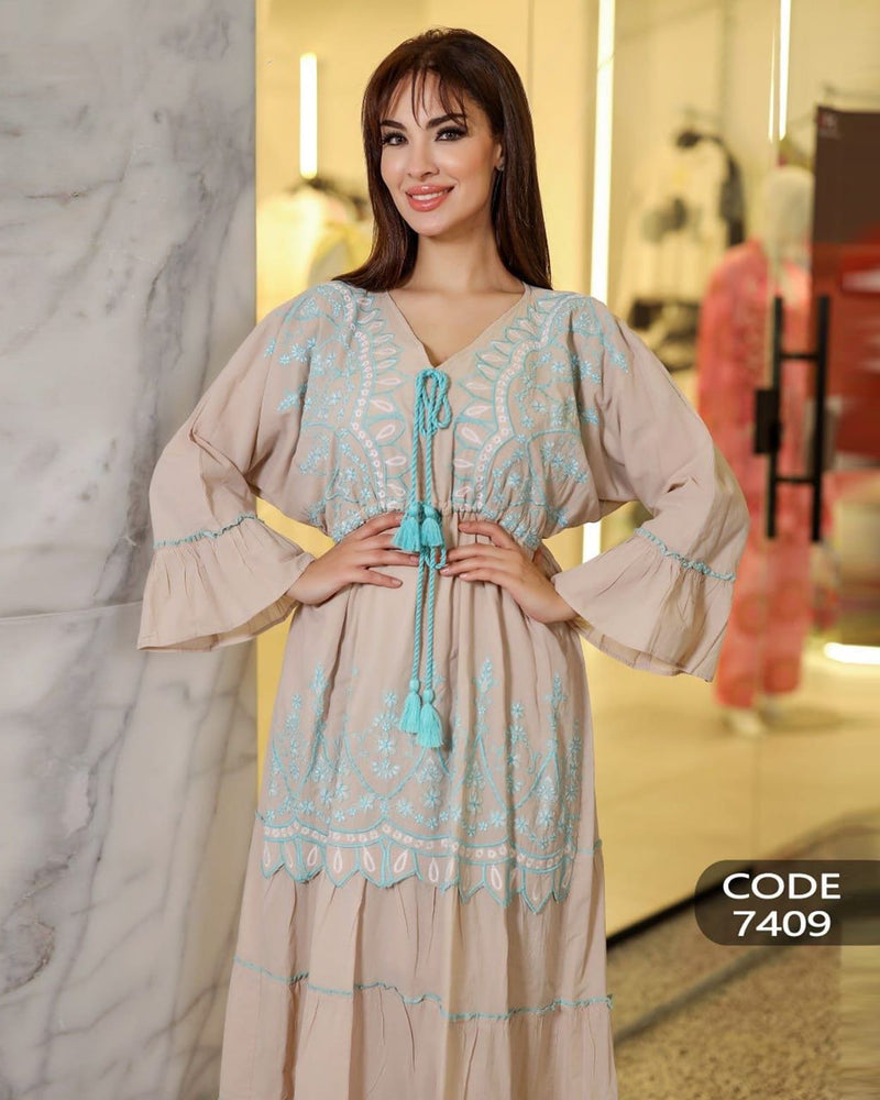 Add a feminine, elegant touch with an Embroidered Dress