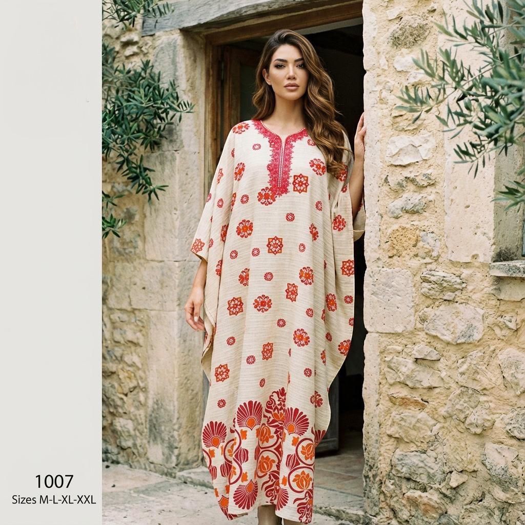 Boho Loose Kaftan Dress