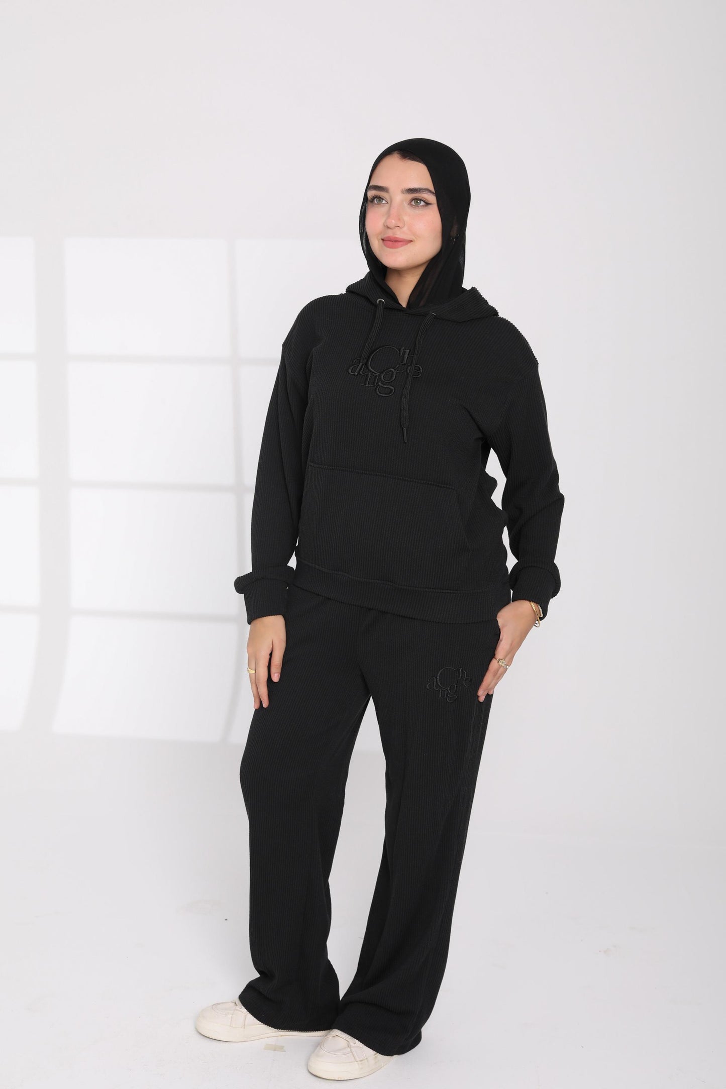 Ribbed Hoodie Lounge Set