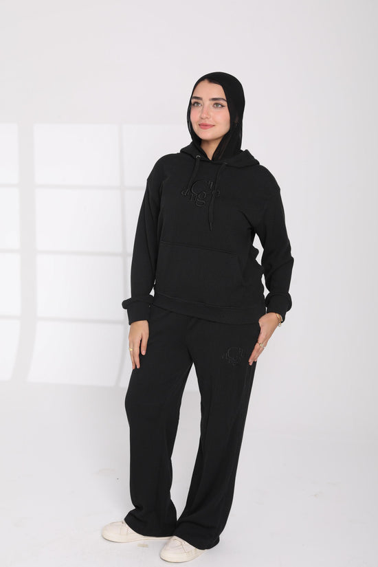 Ribbed Hoodie Lounge Set
