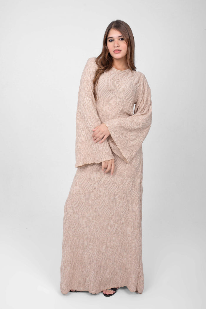 Simple plain dress for effortless style