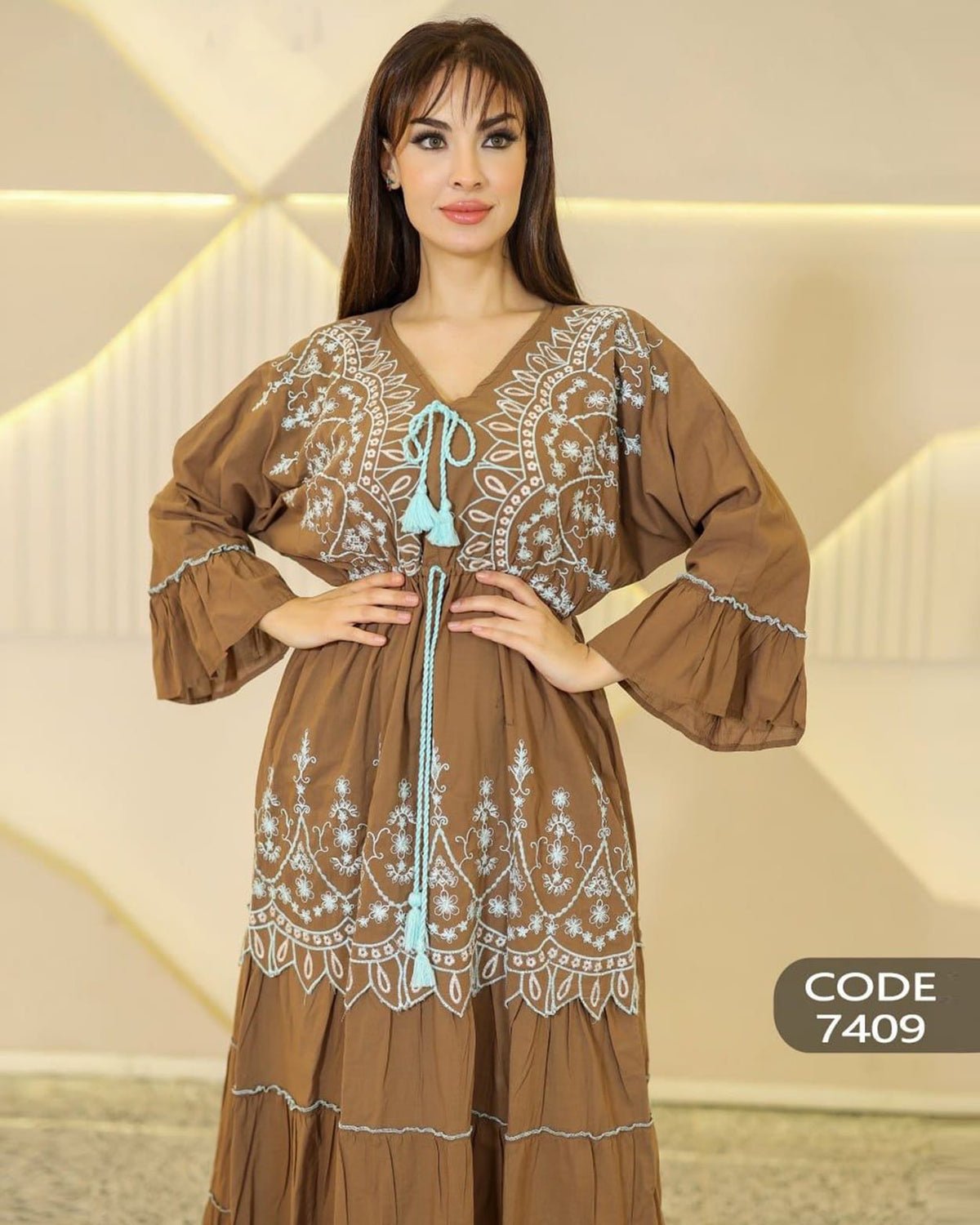 Add a feminine, elegant touch with an Embroidered Dress