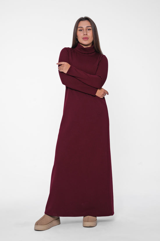 Ribbed Knit Maxi Dress