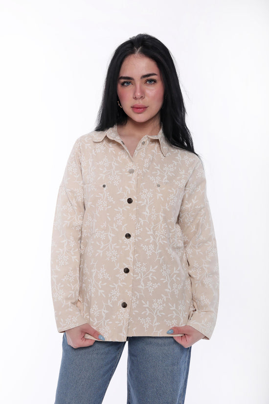 Beige Blossom Shirt