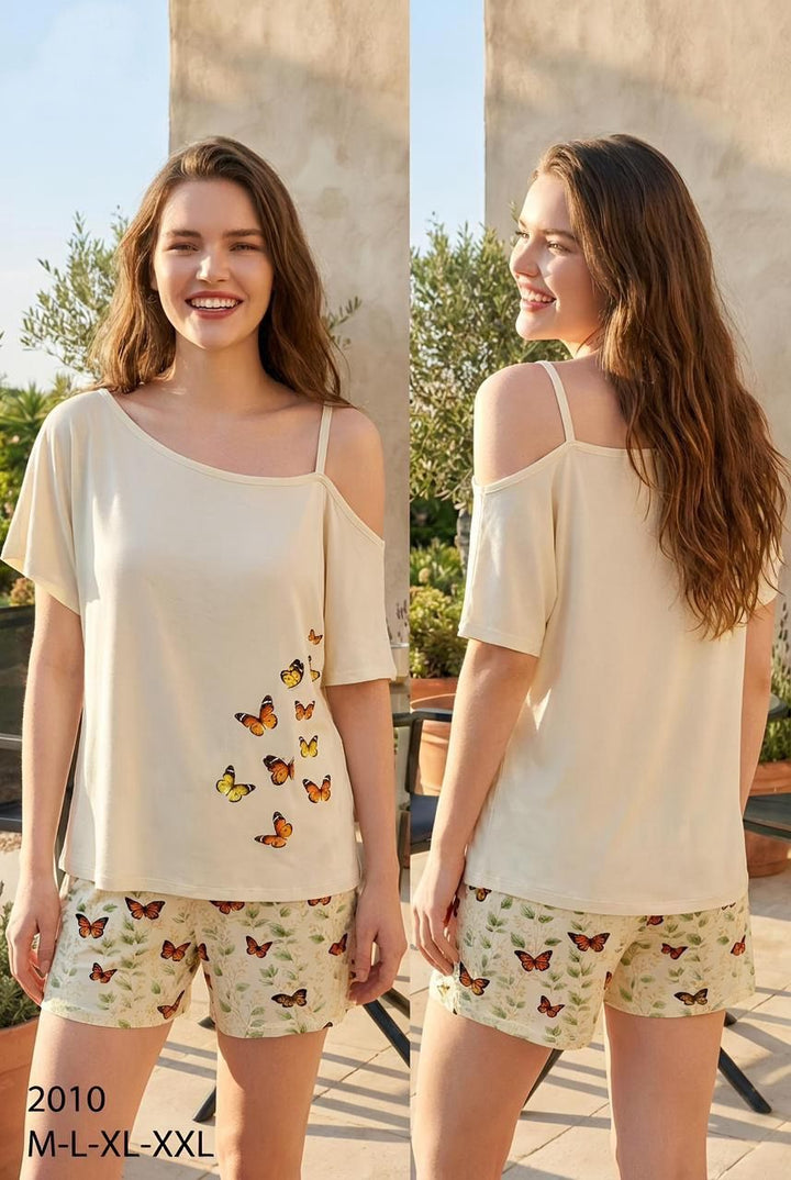 Butterfly Home Short Set