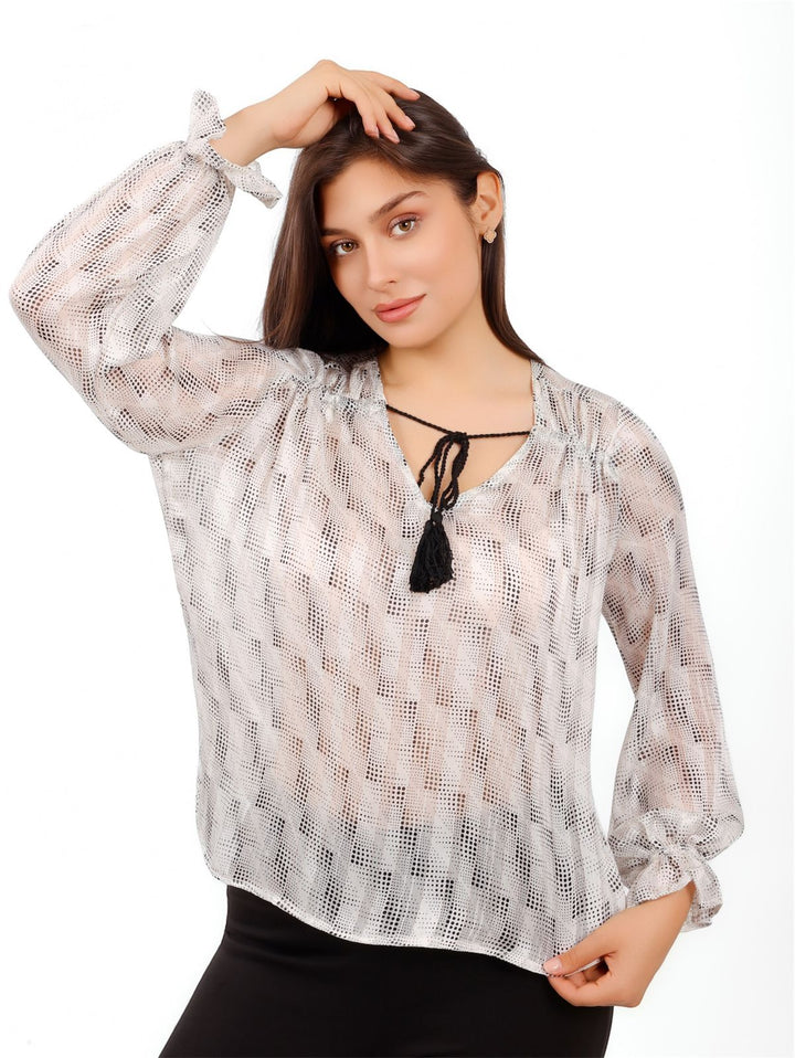 Printed Homewear Blouse