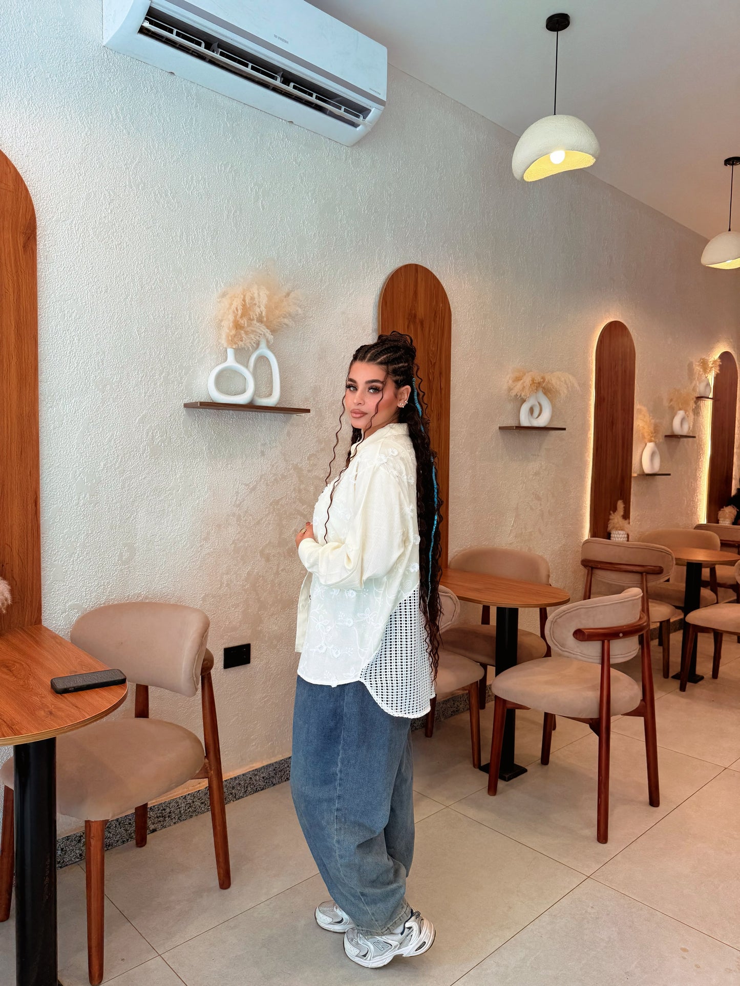 Embroidered Long Shirt