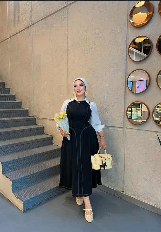 Layered Midi Dress