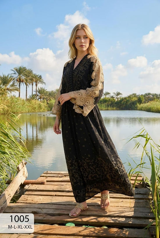 Lace Maxi Home Dress