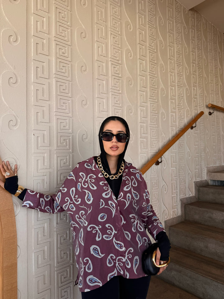 Paisley Oversized Shirt