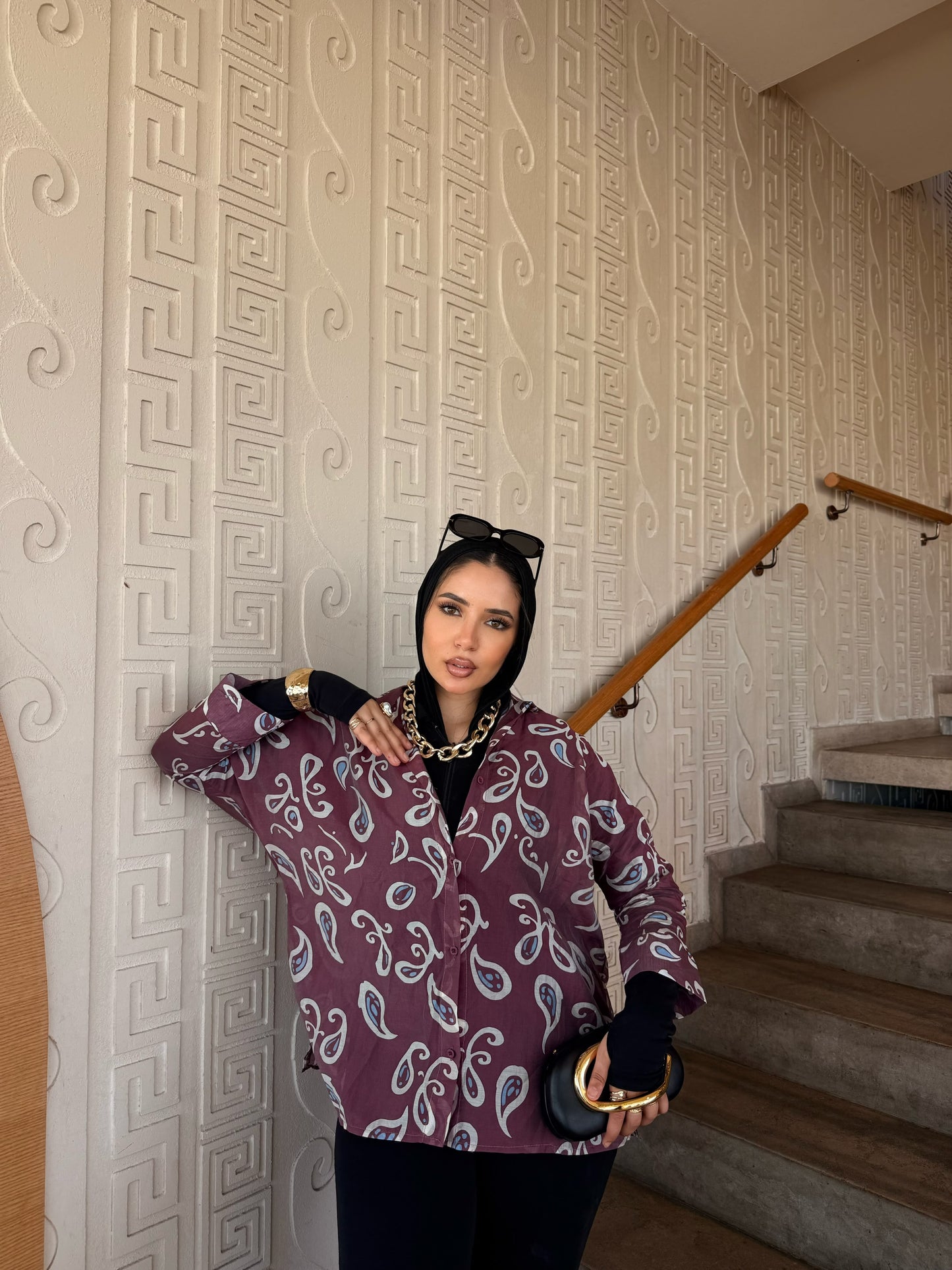 Paisley Oversized Shirt