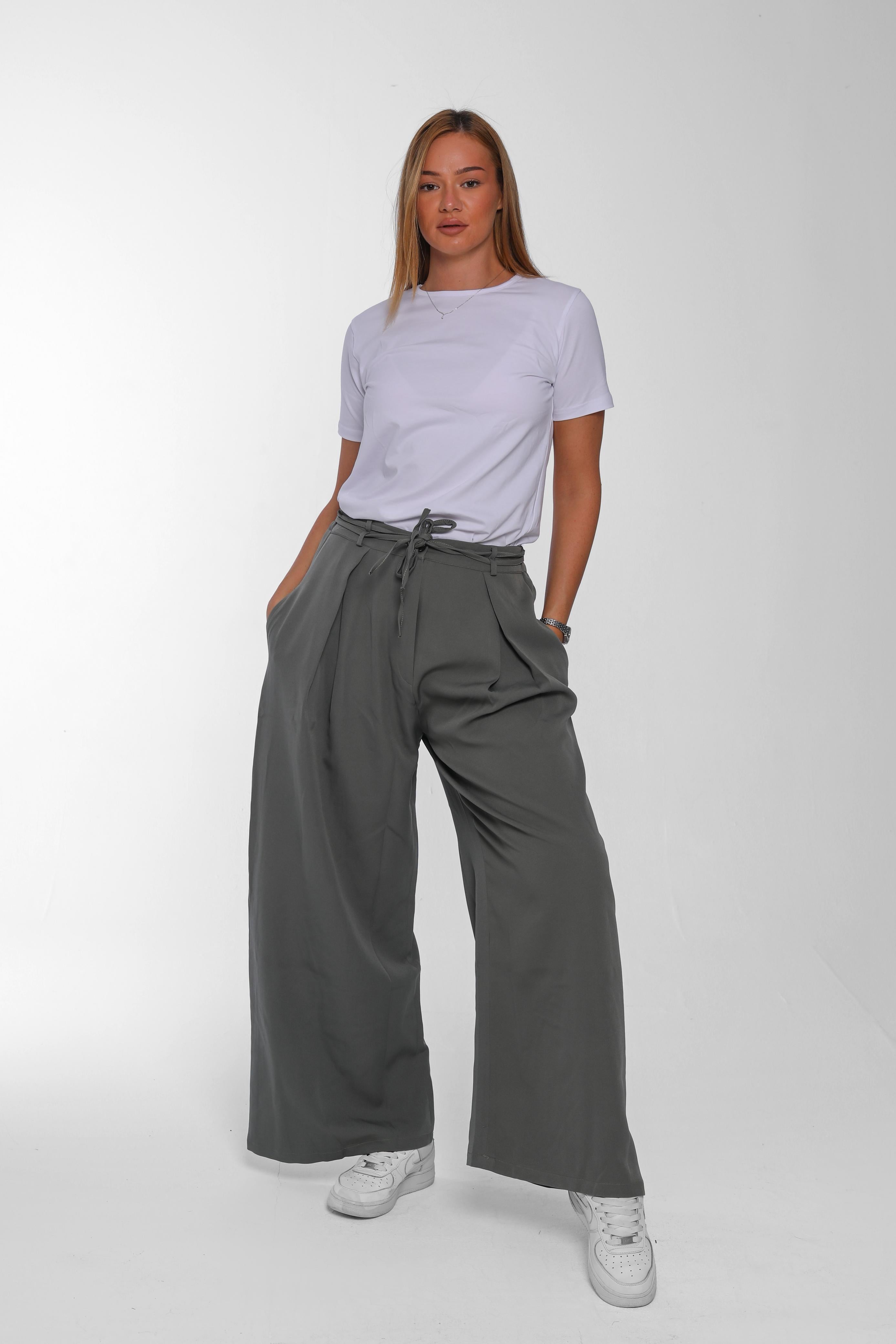 High-Waist Wide Leg Pants