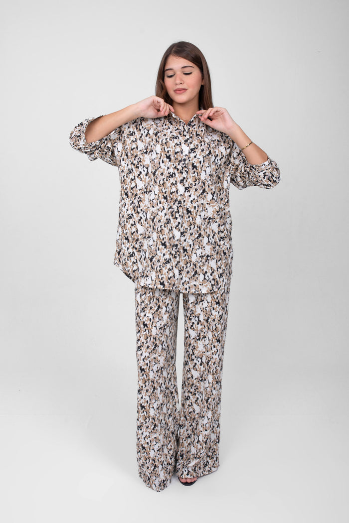Turn heads in this bold printed suit