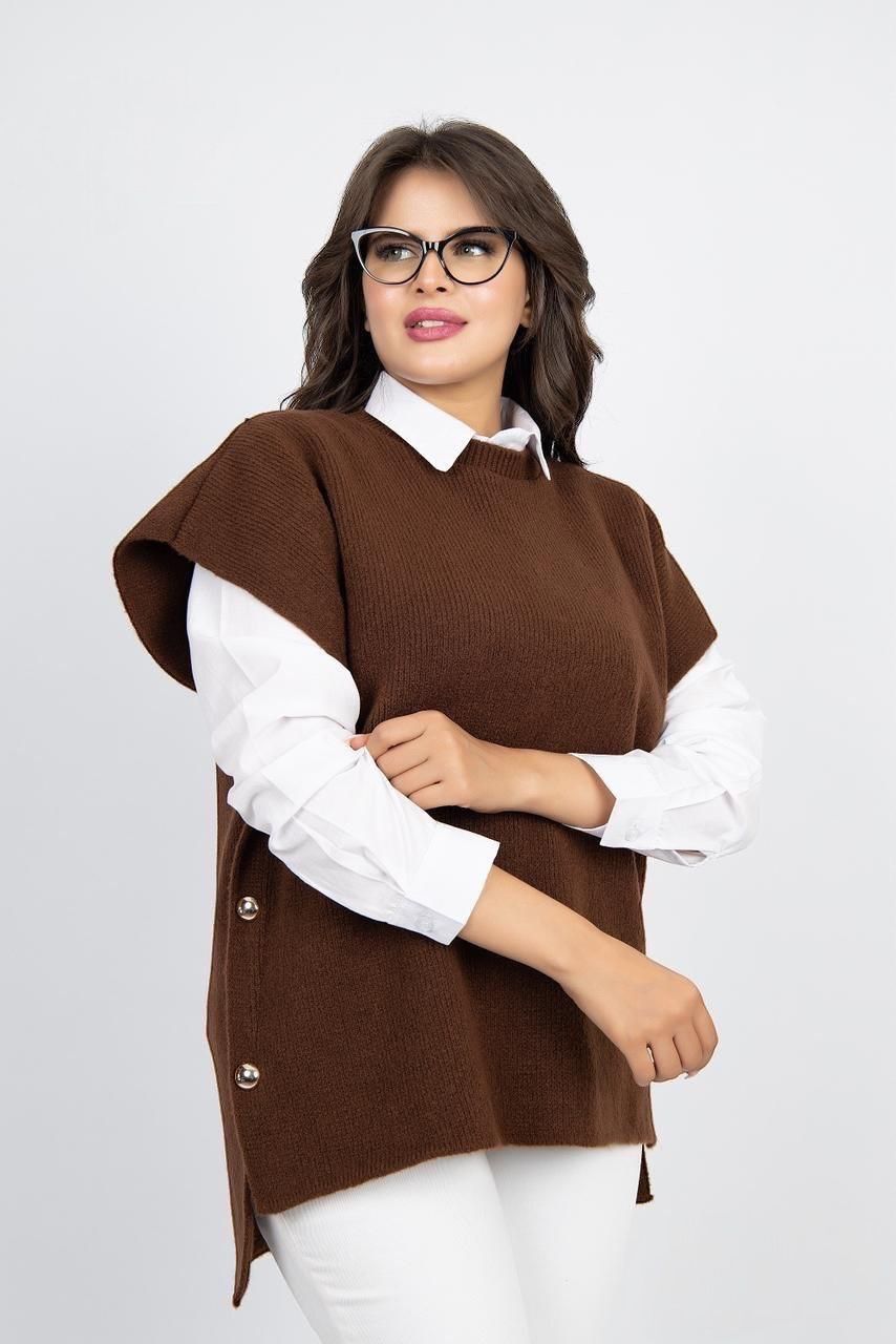 Knitted Sleeveless Sweater