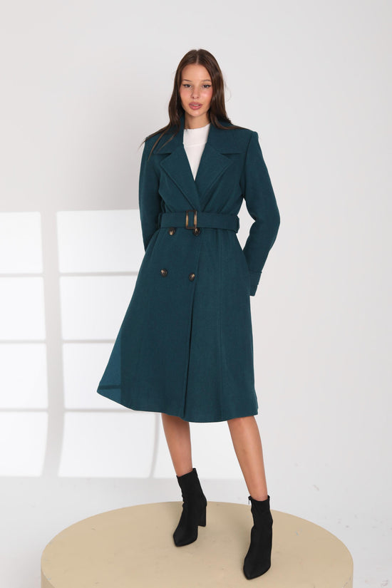 Classic Belted Wool Coat