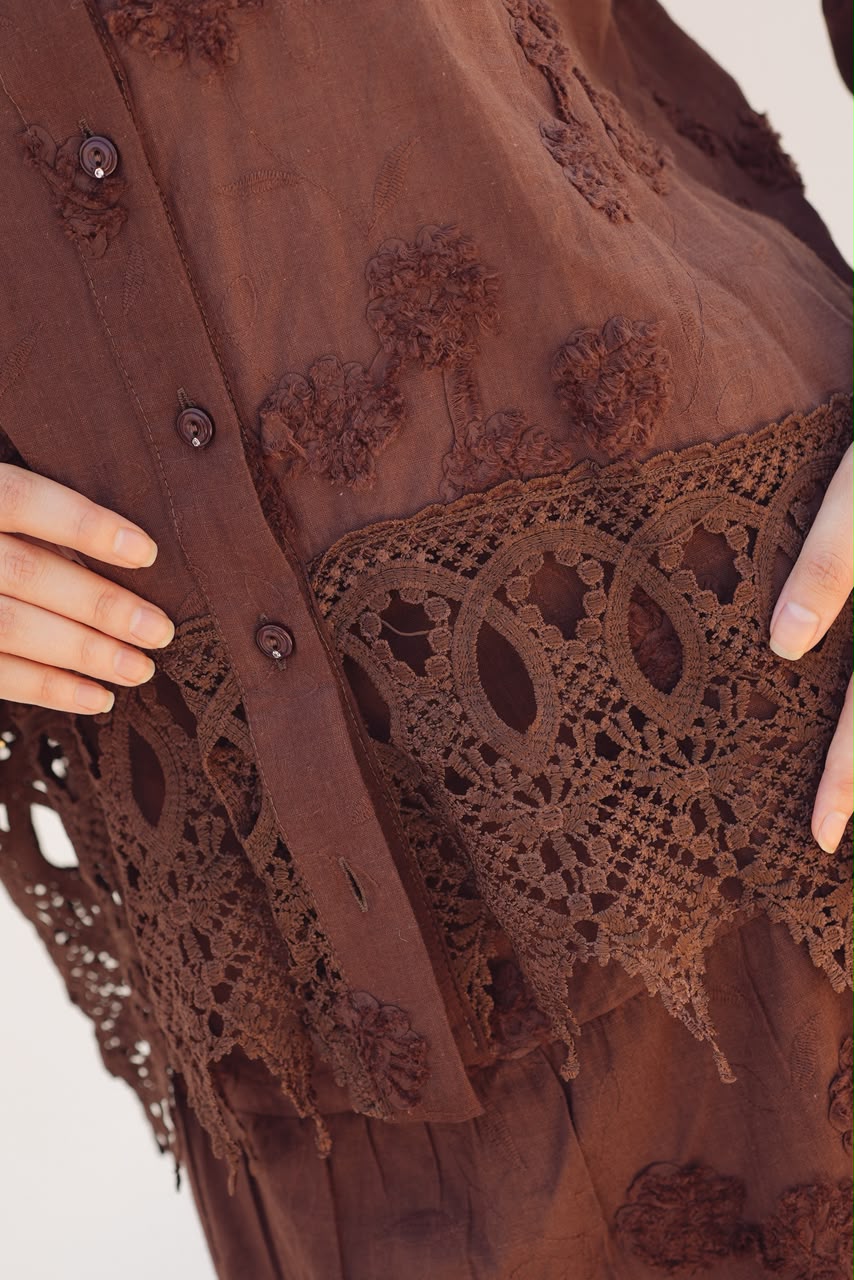 Women’s Embroidered Skirt Set