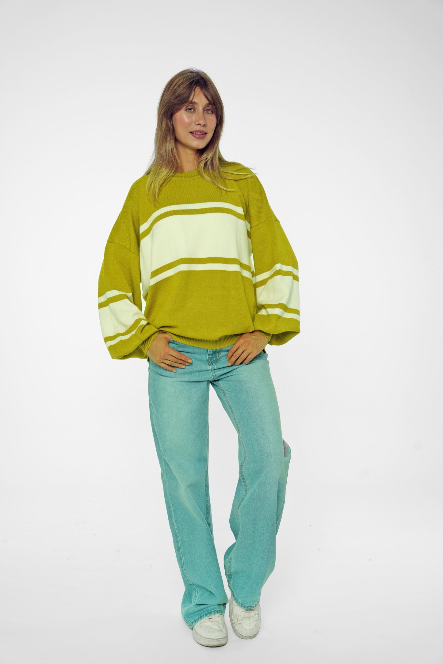 Oversized Striped Sweater