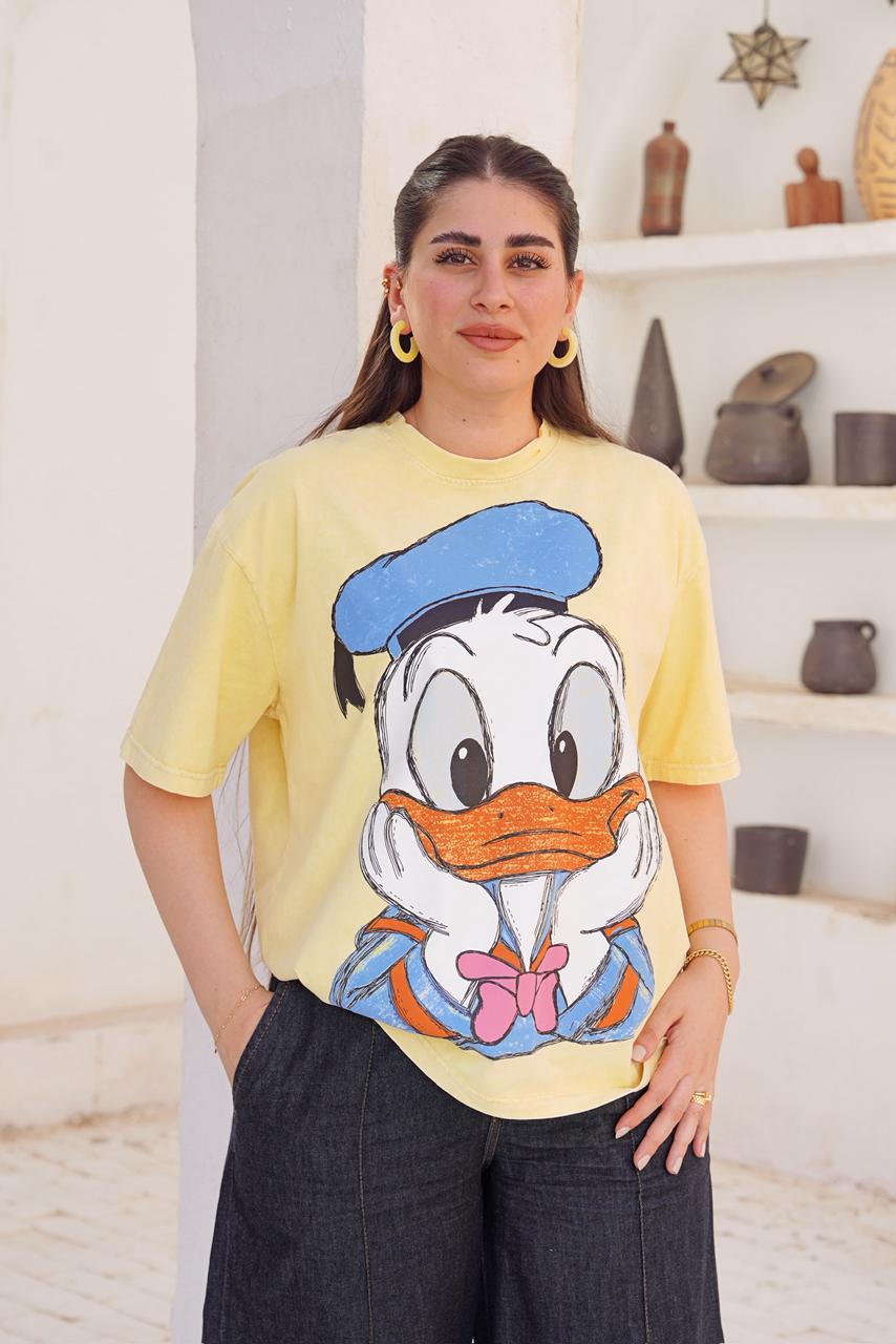 Donald Duck Graphic Oversized T-Shirt