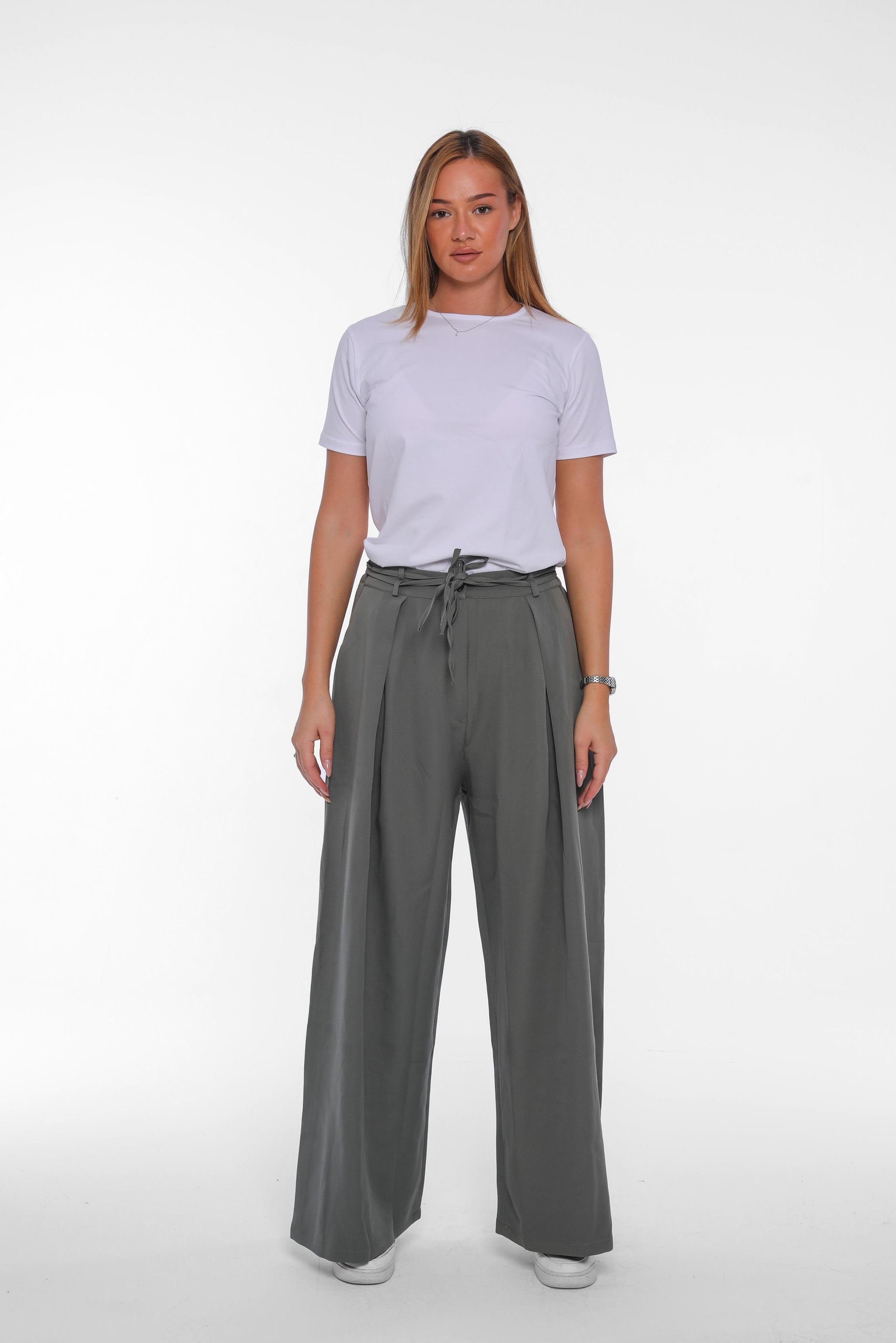 High-Waist Wide Leg Pants