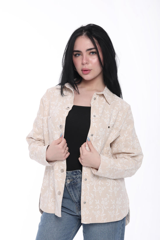Beige Blossom Shirt