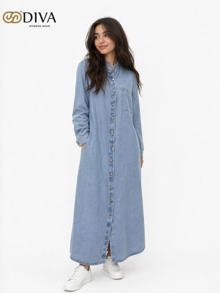 Denim Shirt Dress
