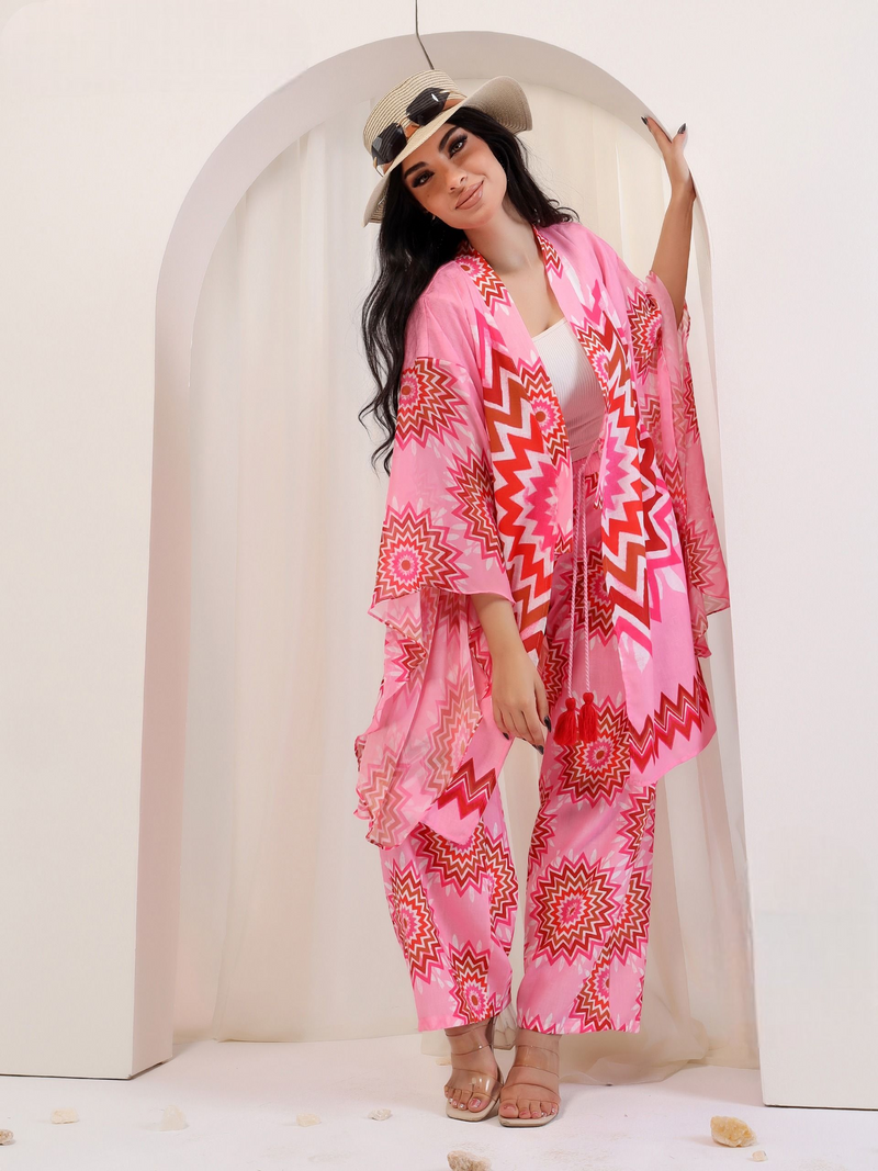 Chic and bold printed set