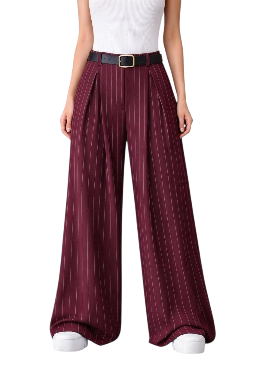 Striped Wide Leg Pants