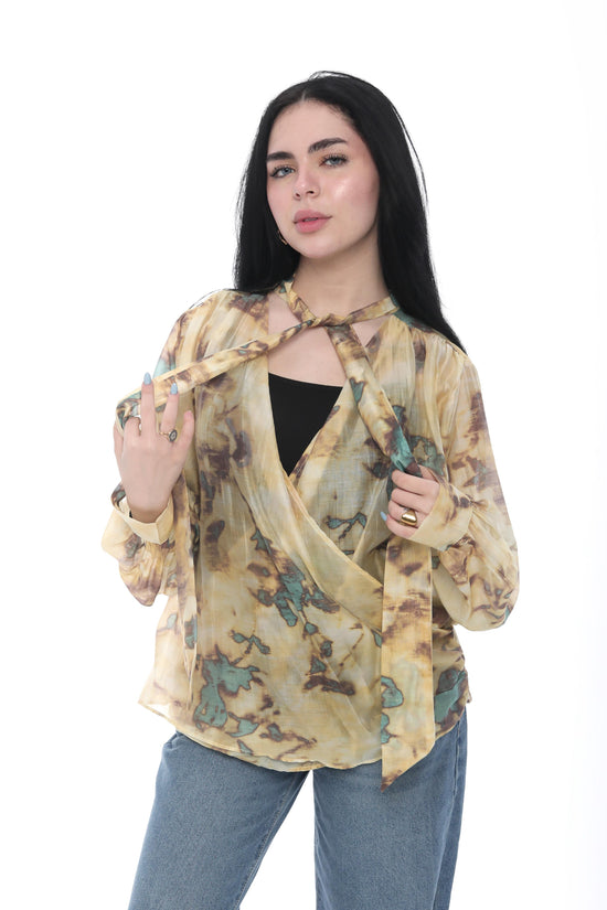 Lightweight semi-sheer fabric