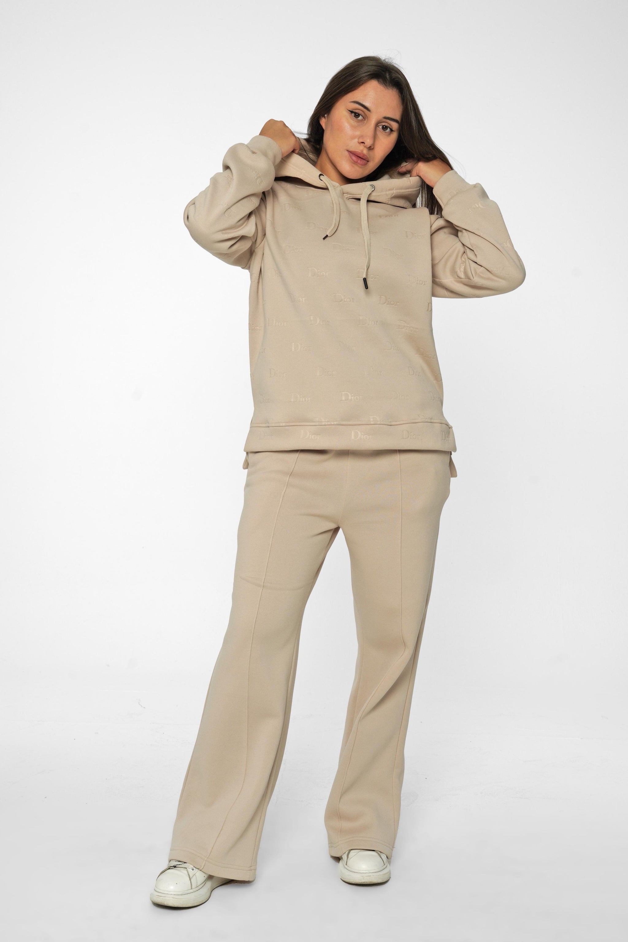 طقم صالة مونوغرام أزرق مخضر