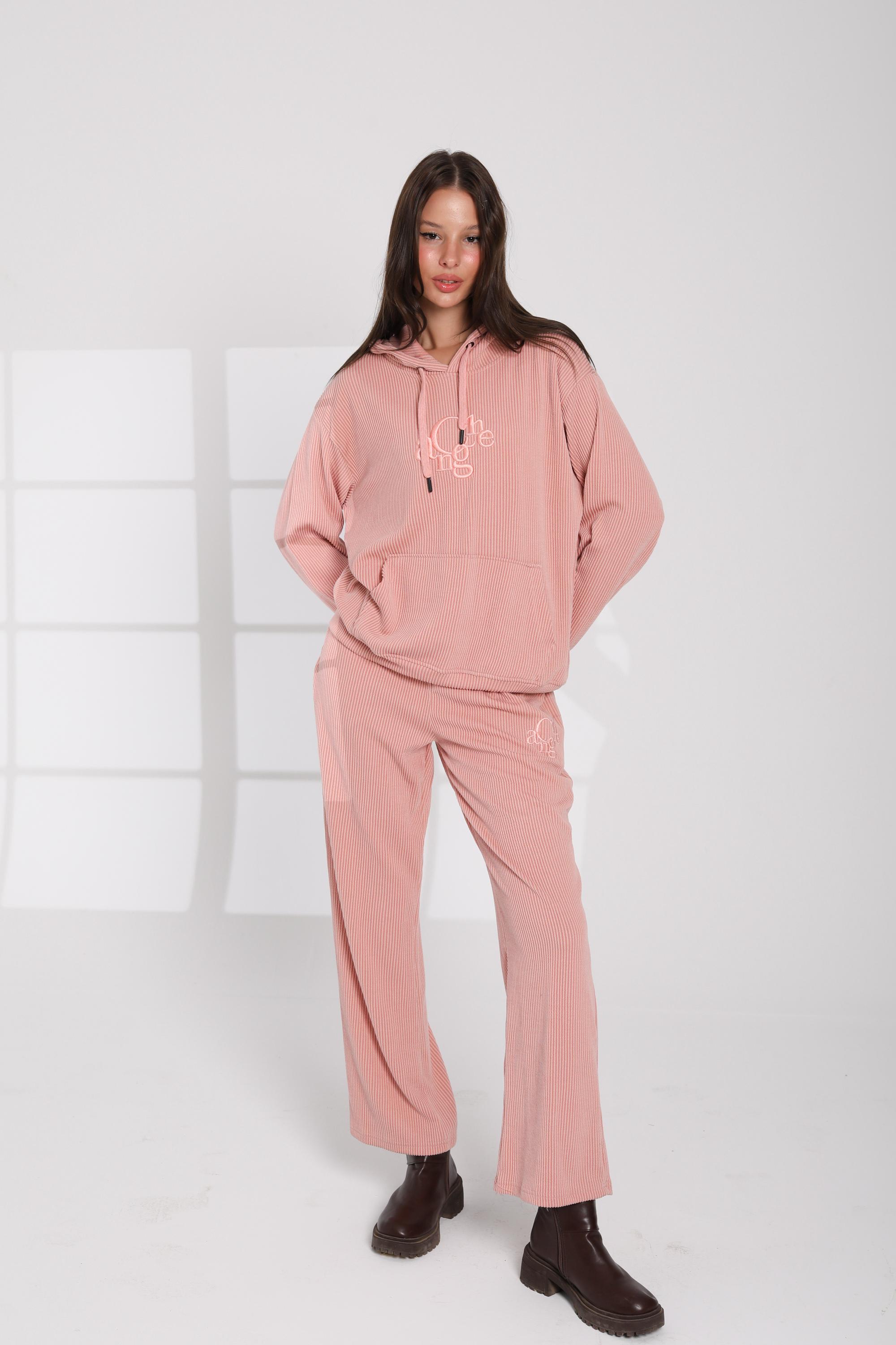 Ribbed Hoodie Lounge Set