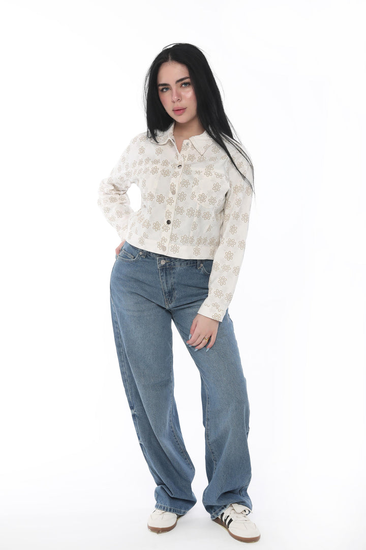 Floral Pattern Classic Shirt