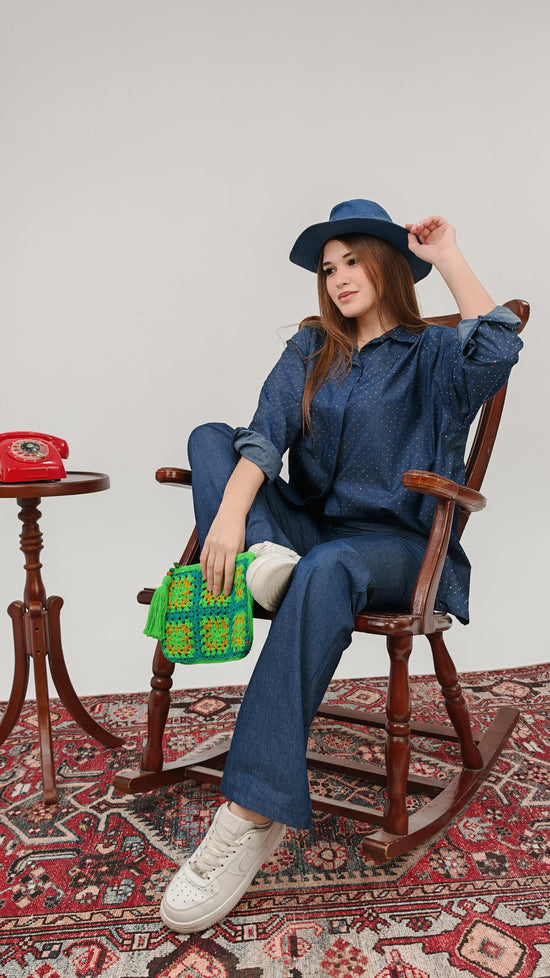 Denim Casual Set