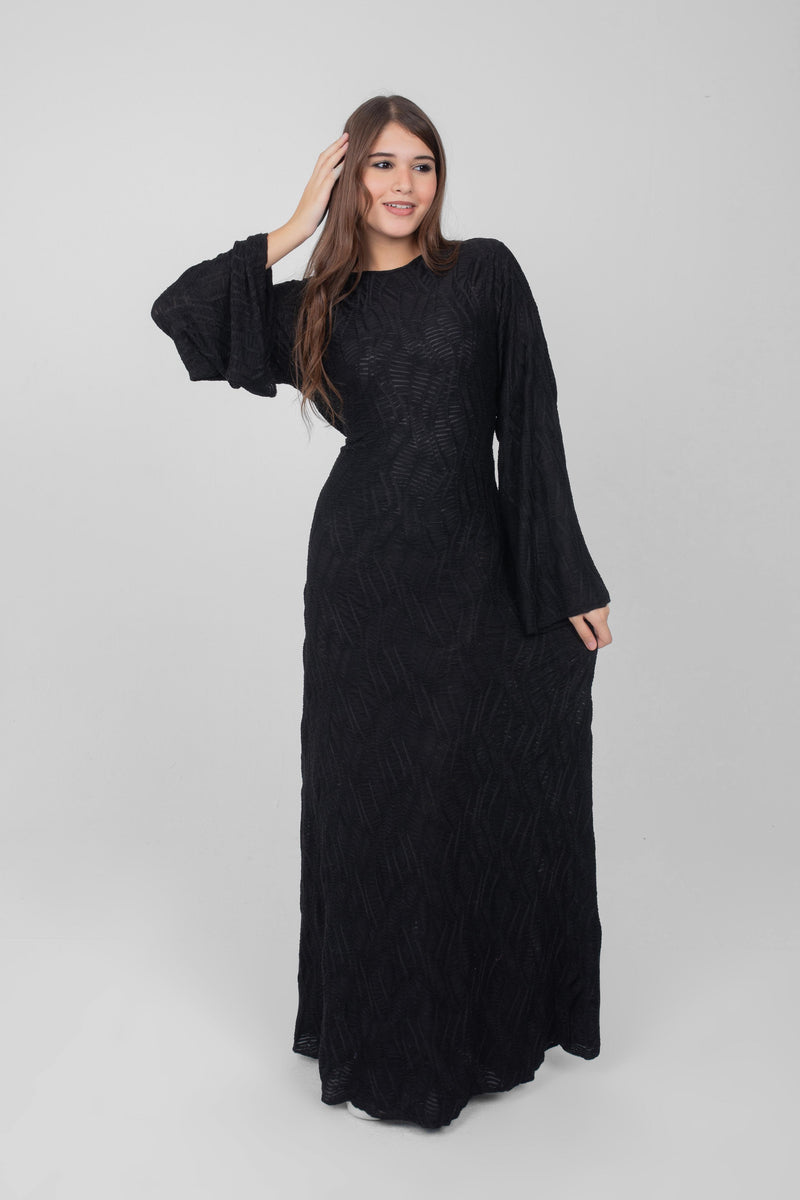 Simple plain dress for effortless style