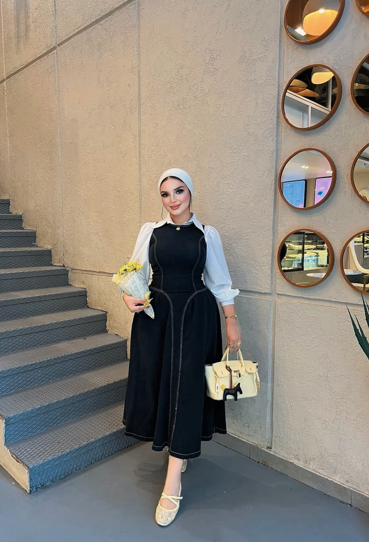 Layered Midi Dress