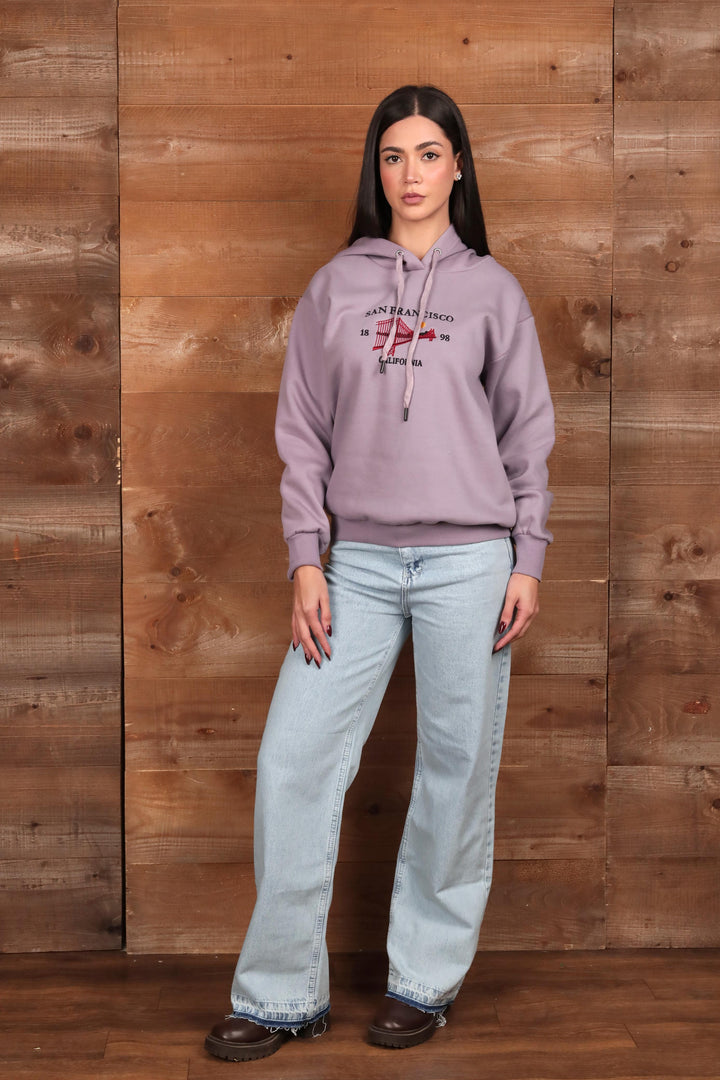 Printed Hooded Sweatshirt