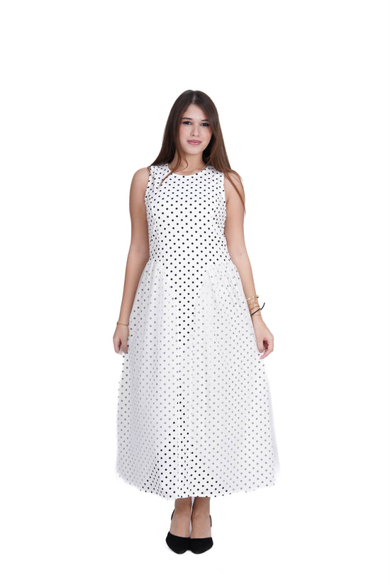 Polka Dot Midi Dress