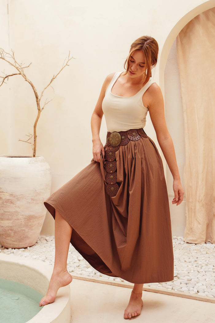 A skirt as light on my heart as it is on me