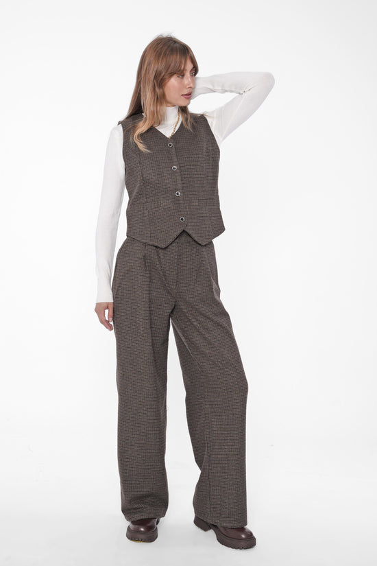 Checkered Two-Piece Set