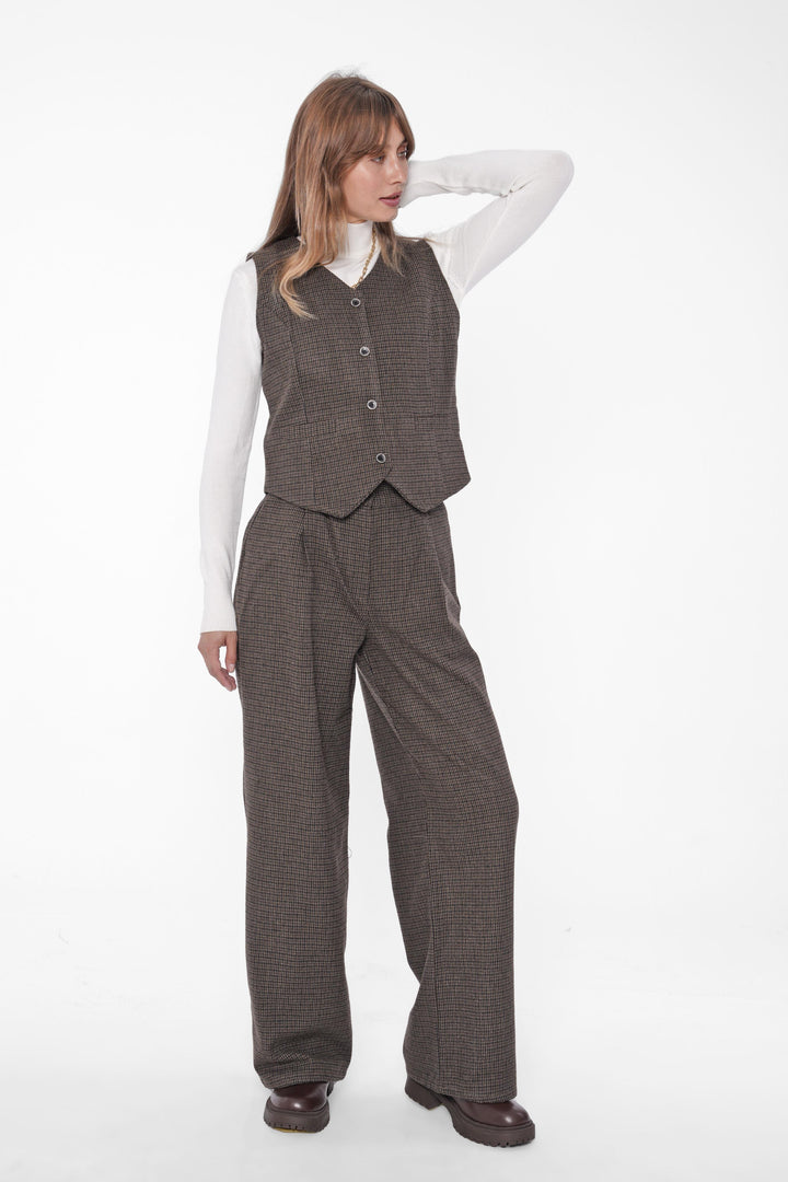 Checkered Two-Piece Set