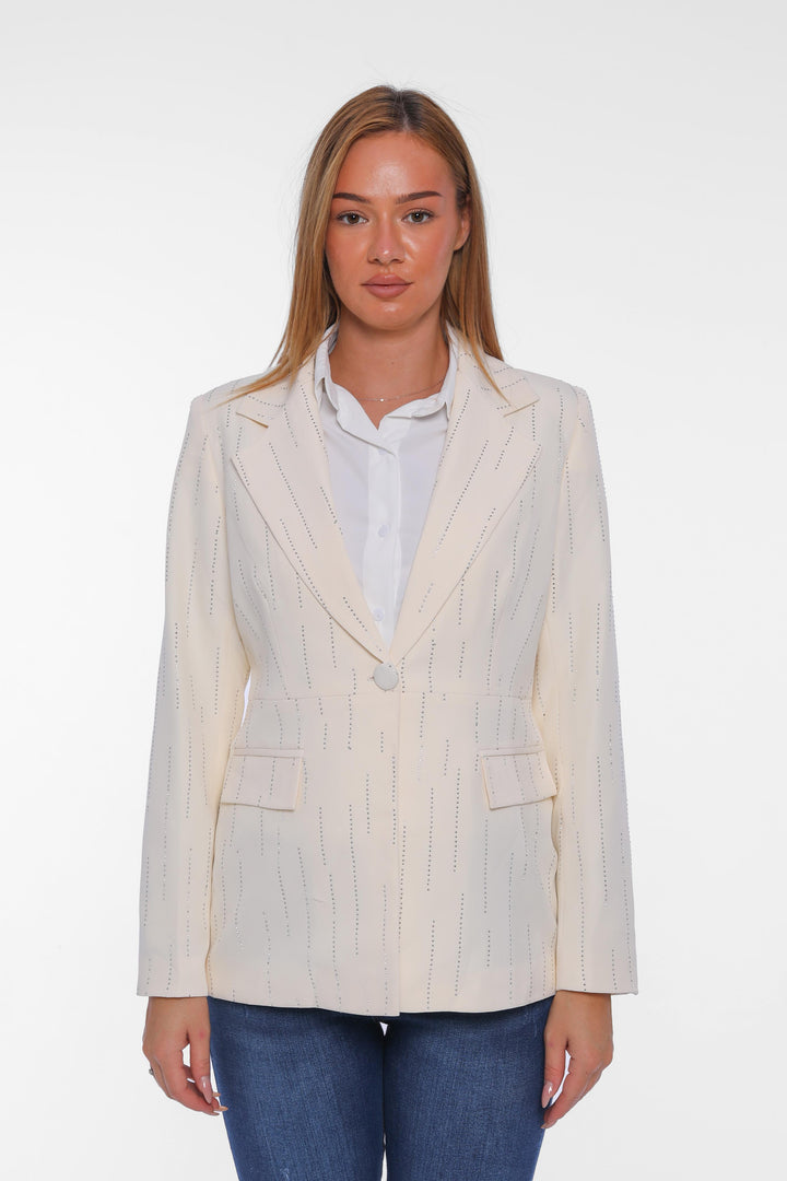 Classic Striped Blazer