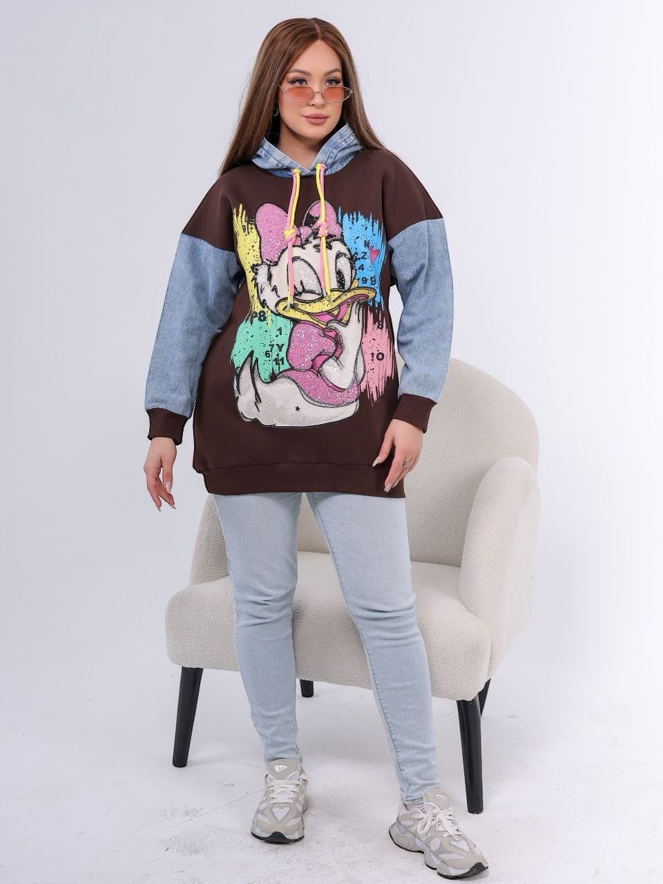 Daisy Duck Oversized Hoodie