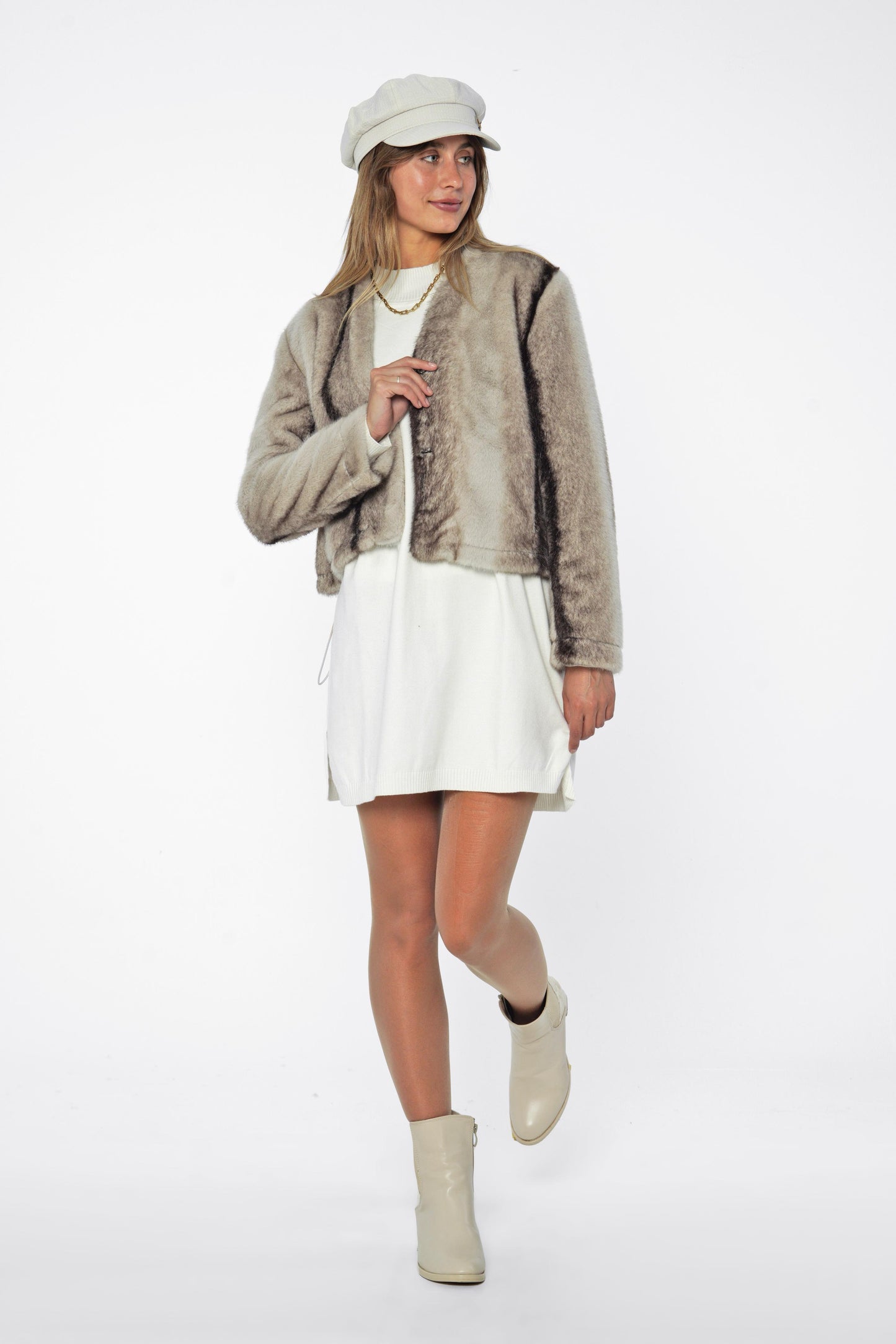 Faux Fur Short Coat