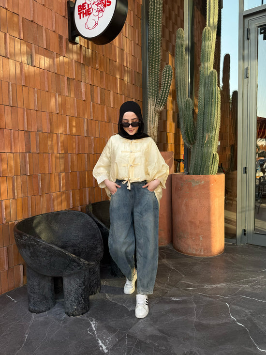 Relaxed Denim Pants