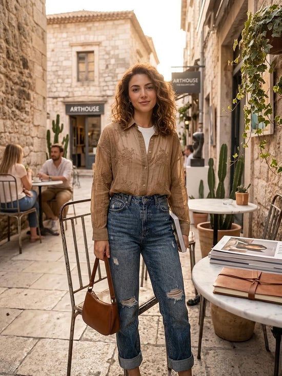 Light Patterned Shirt