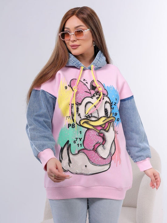 Daisy Duck Oversized Hoodie